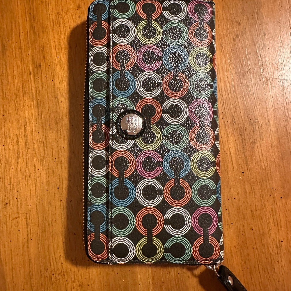 Coach Multicolor Circle Pattern Phone Case